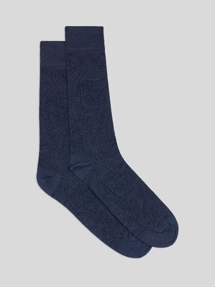 LEAFY JACQUARD SOCKS