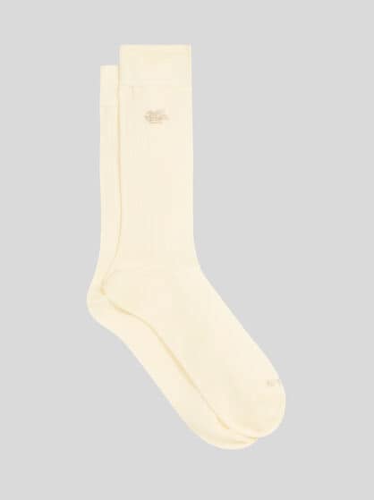 COTTON-BLEND SOCKS WITH PEGASO LOGO