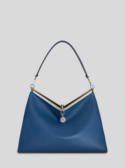 LARGE LEATHER VELA BAG