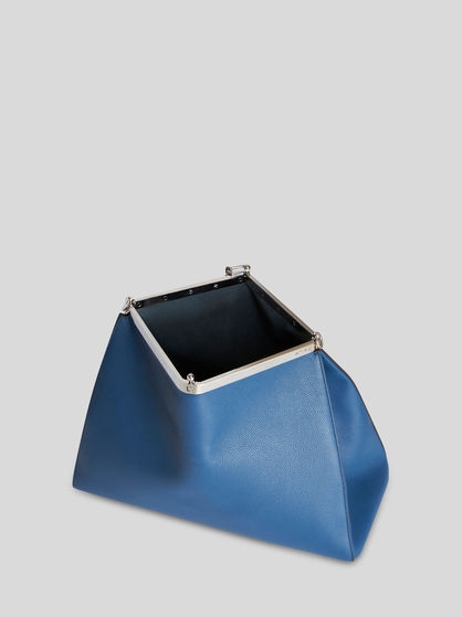 LARGE LEATHER VELA BAG