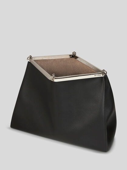 LARGE LEATHER VELA BAG