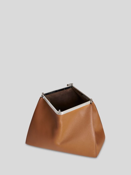 LARGE LEATHER VELA BAG