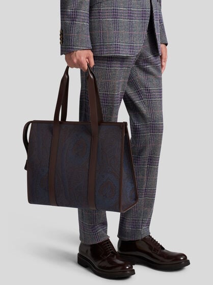 ETRO ESSENTIAL JACQUARD TOTE BAG