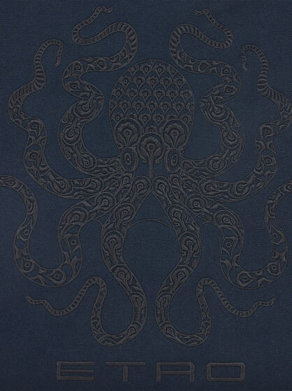 MAXI TOTE BAG WITH OCTOPUS EMBROIDERY