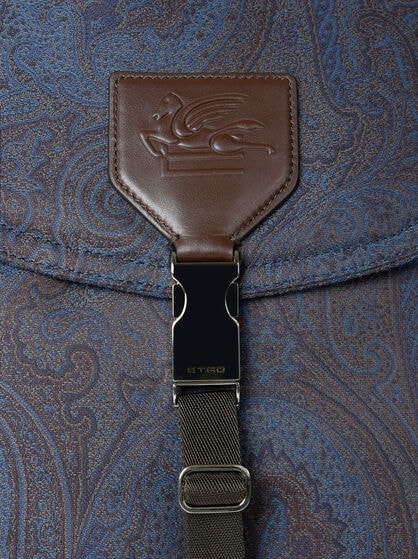 PAISLEY BACKPACK WITH PEGASO LOGO