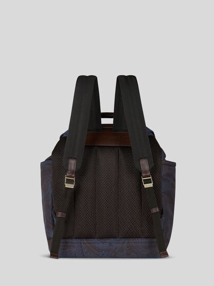 PAISLEY BACKPACK WITH PEGASO LOGO