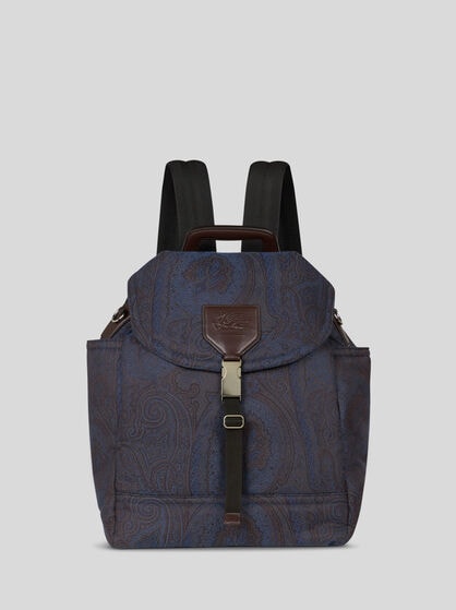 PAISLEY BACKPACK WITH PEGASO LOGO