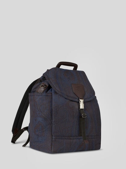 PAISLEY BACKPACK WITH PEGASO LOGO