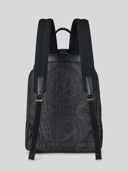 NYLON BACKPACK WITH ARNICA MOTIF