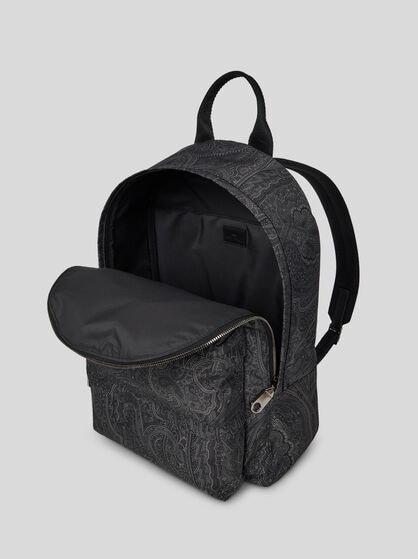 NYLON BACKPACK WITH ARNICA MOTIF