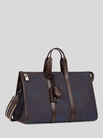 ETRO ESSENTIAL JACQUARD TRAVEL BAG