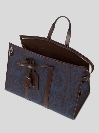 ETRO ESSENTIAL JACQUARD TRAVEL BAG