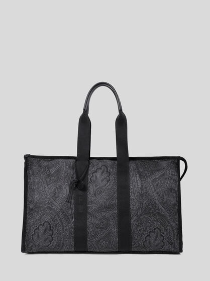 LARGE NYLON TRAVEL BAG WITH ARNICA MOTIF