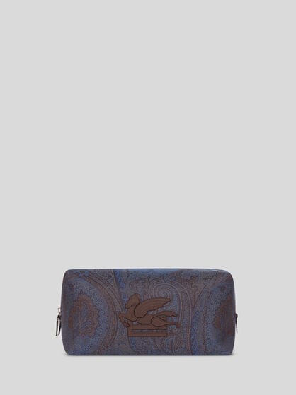 MEDIUM JACQUARD POUCH WITH PEGASO