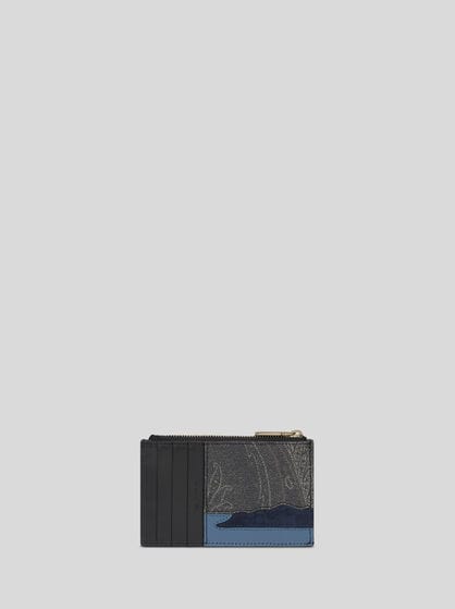 ARNICA CARD HOLDER WITH LANDSCAPE DESIGN