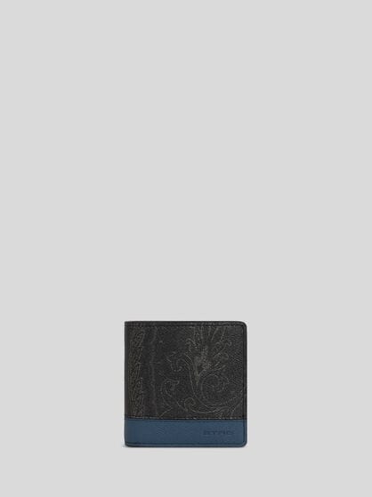 COMPACT ARNICA WALLET WITH LEATHER INSERT