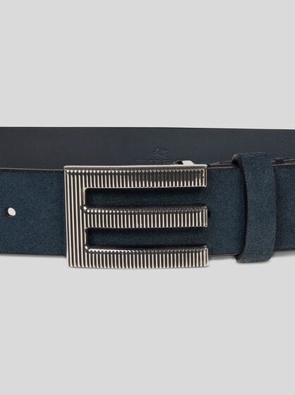 BELT WITH MONOGRAM BUCKLE