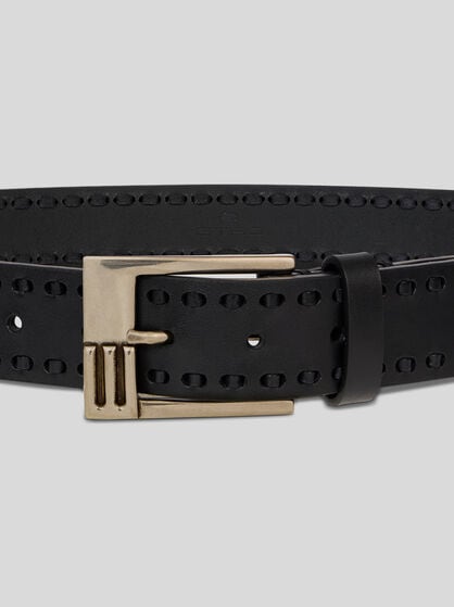 BELT WITH THREADING