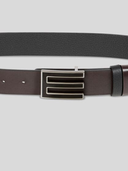 REVERSIBLE LEATHER BELT