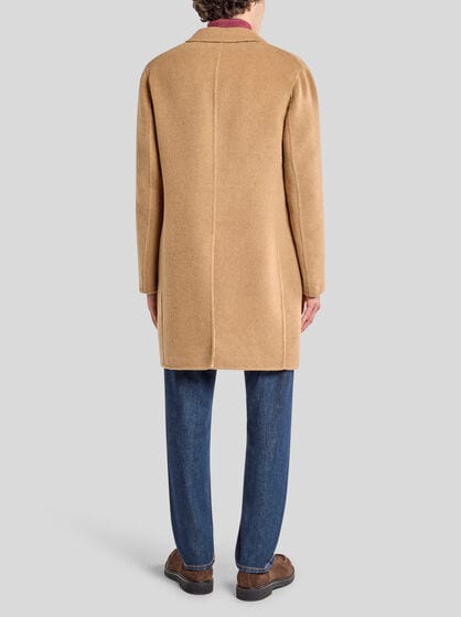 REVERSIBLE WOOL-BLEND COAT