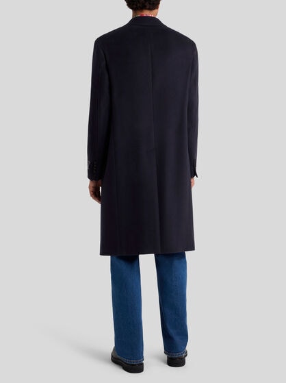 DOUBLE-BREASTED CASHMERE COAT