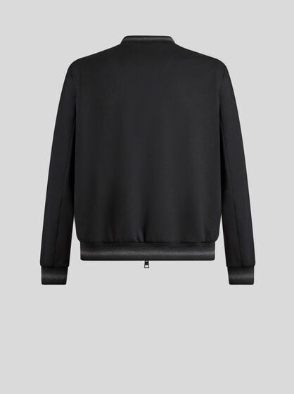 PAISLEY BOMBER JACKET WITH LOGO