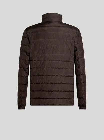 DOWN JACKET WITH PAISLEY PRINT