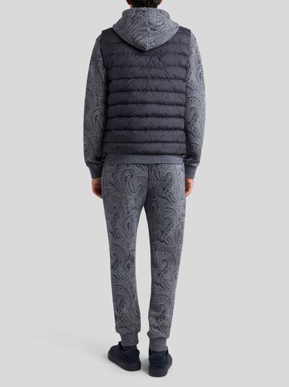 PADDED VEST WITH LOGO