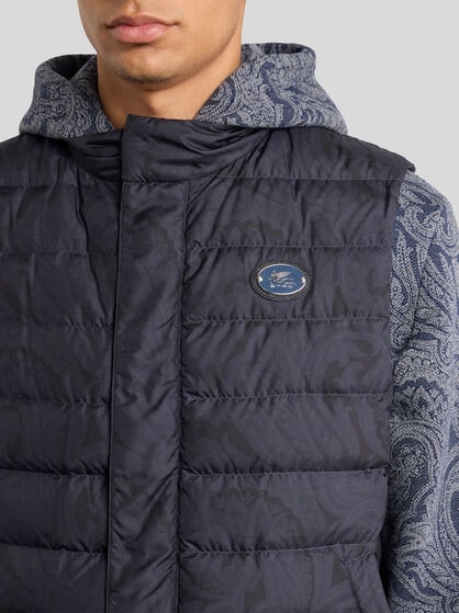 PADDED VEST WITH LOGO