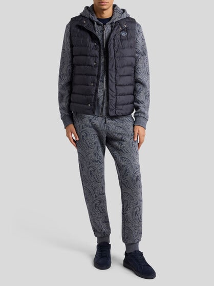 PADDED VEST WITH LOGO