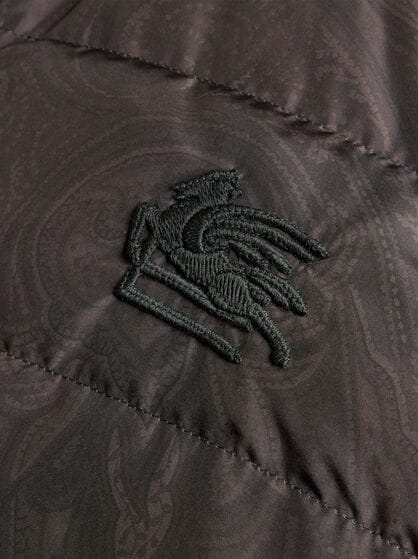 WAISTCOAT WITH PAISLEY PRINT