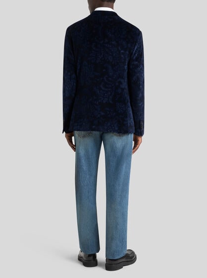SINGLE-BREASTED JACQUARD JACKET