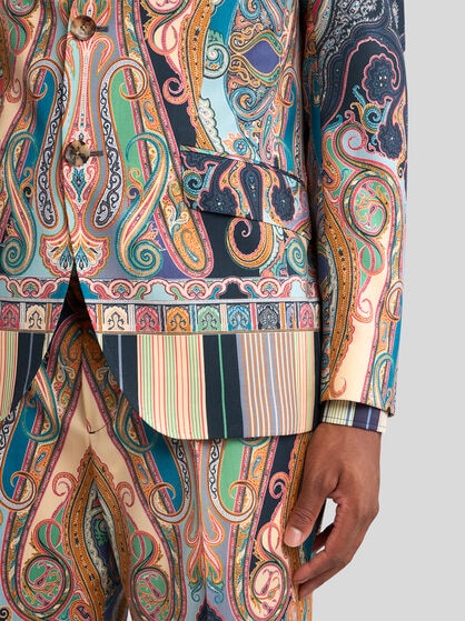 FLORAL PAISLEY BLAZER