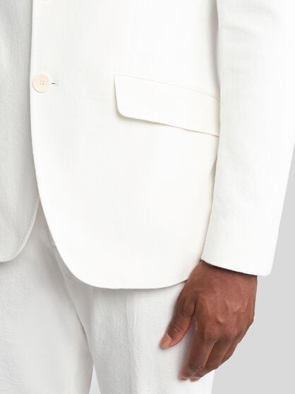 COTTON JACQUARD BLAZER