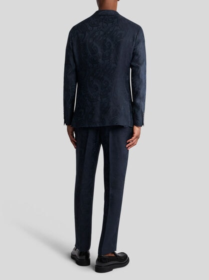 PAISLEY JACQUARD BLAZER