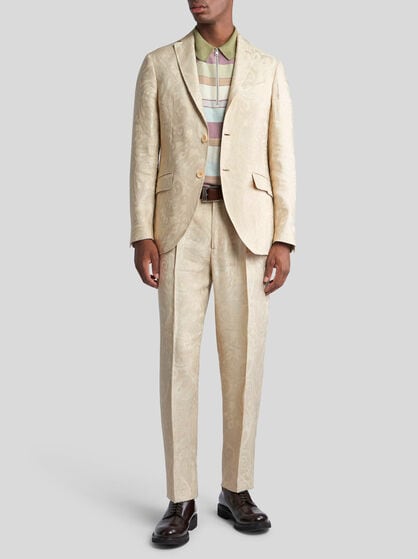 PAISLEY JACQUARD BLAZER