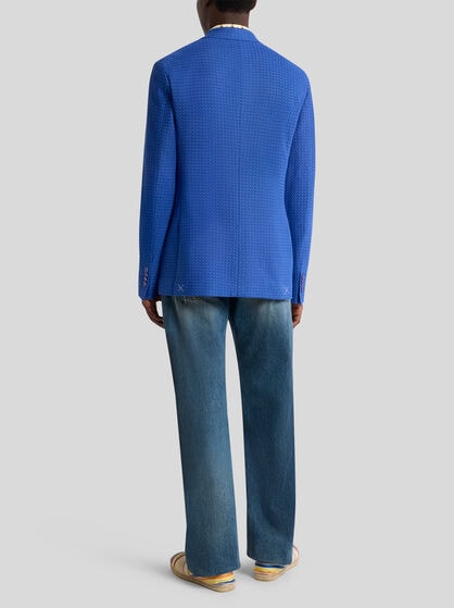 WOVEN JERSEY JACKET