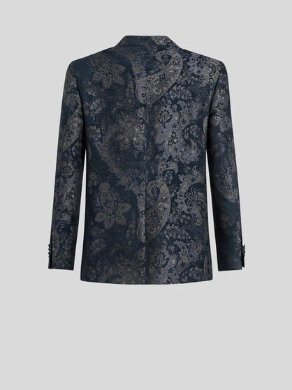 PAISLEY JACQUARD BLAZER