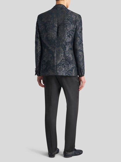 PAISLEY JACQUARD BLAZER