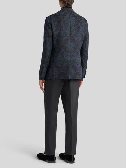 FLORAL JACQUARD BLAZER