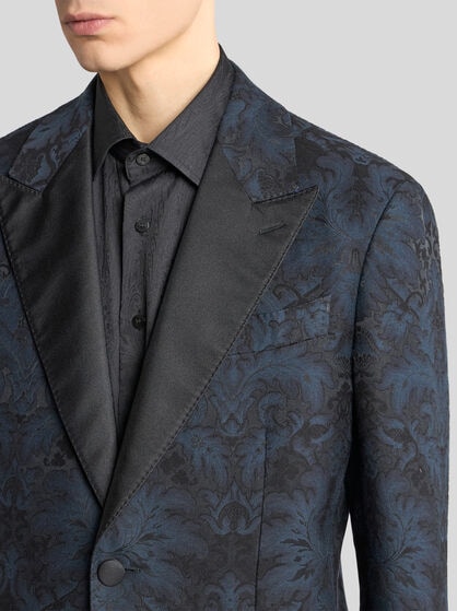 FLORAL JACQUARD BLAZER