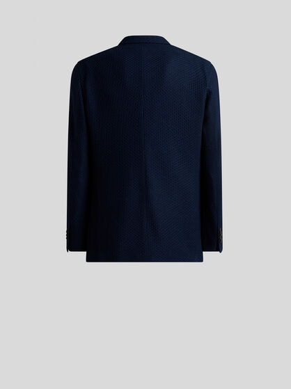 DOUBLE-BREASTED COTTON BLAZER