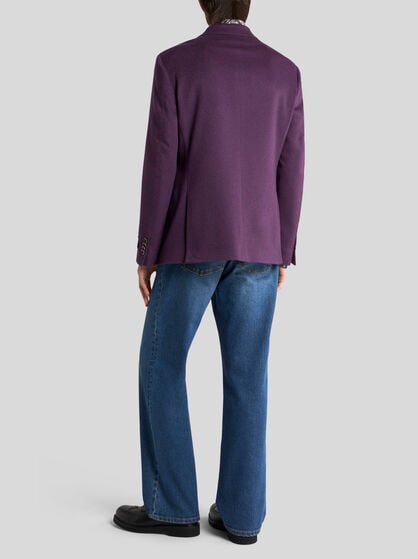 SINGLE-BREASTED CASHMERE JACKET