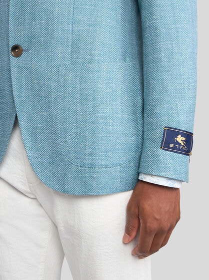 WOOL-BLEND CASUAL BLAZER