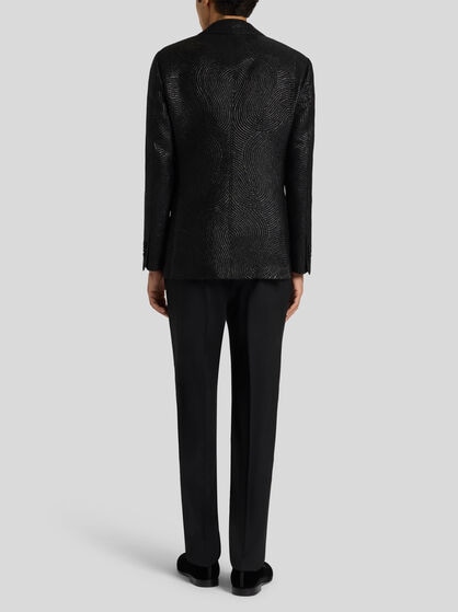 SINGLE-BREASTED WAVY BLAZER
