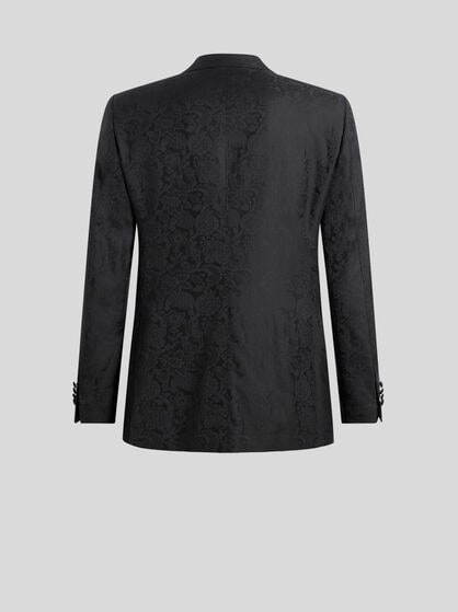 SINGLE-BREASTED FLORAL BLAZER