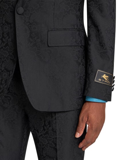 SINGLE-BREASTED FLORAL BLAZER