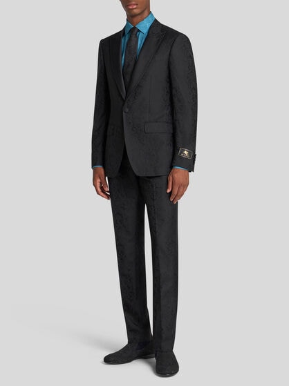 SINGLE-BREASTED FLORAL BLAZER