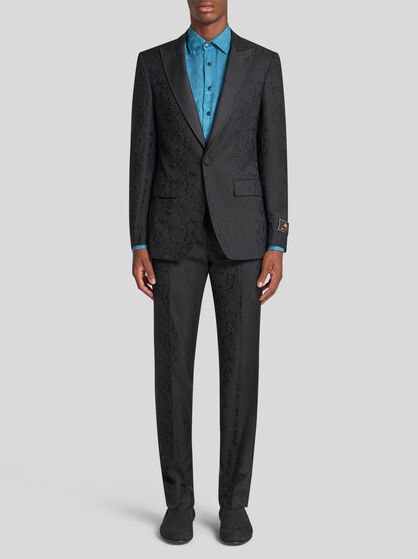 SINGLE-BREASTED FLORAL BLAZER