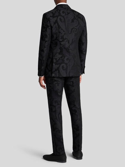 FLORAL LEAFY BLAZER WITH LINING